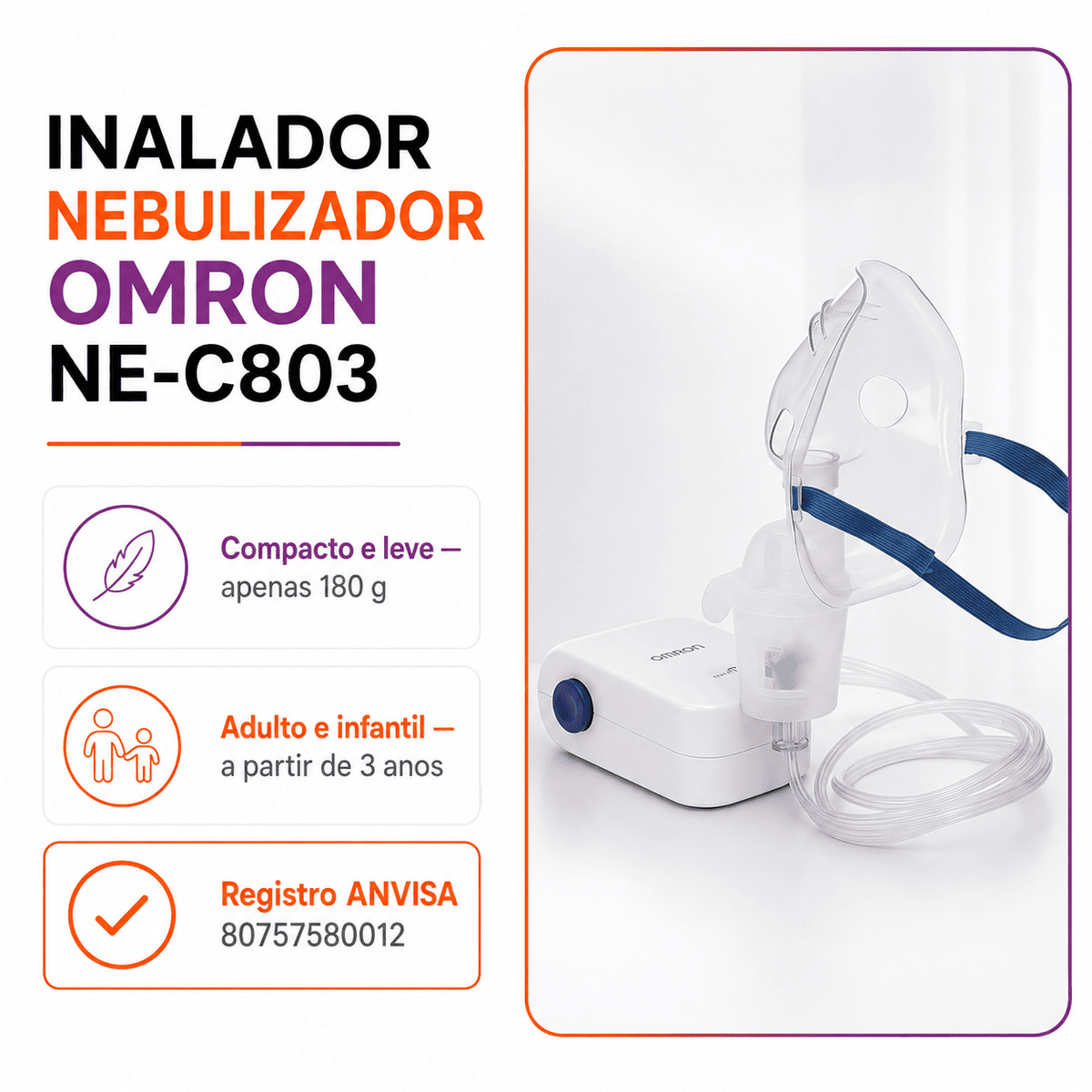 Inalador Compressor Elite - OMRON