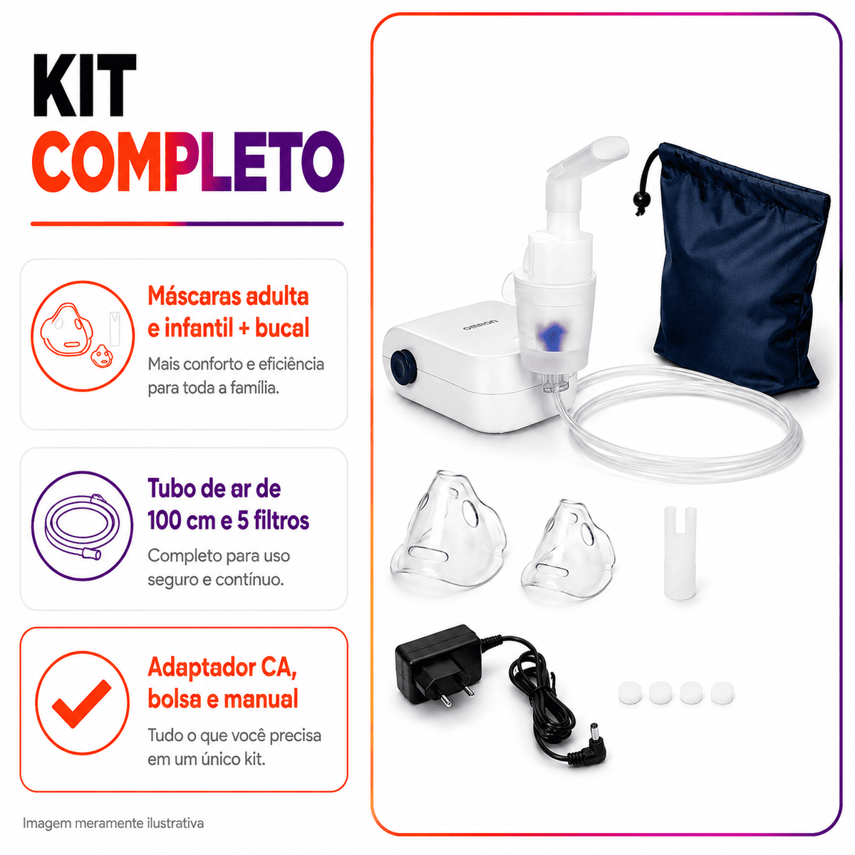 Inalador Compressor Elite - OMRON