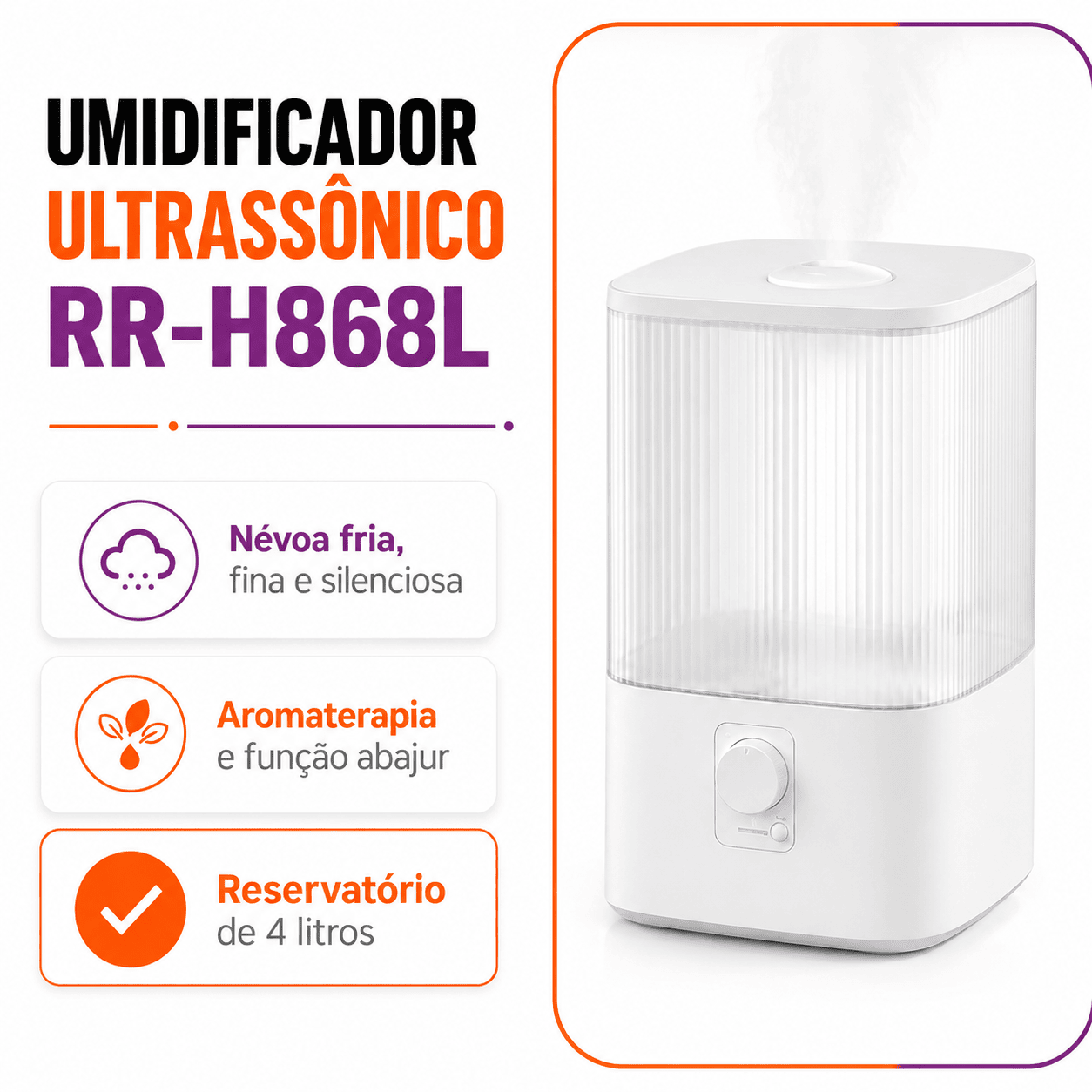 Umidificador Humid Air 4 Litros - OMRON