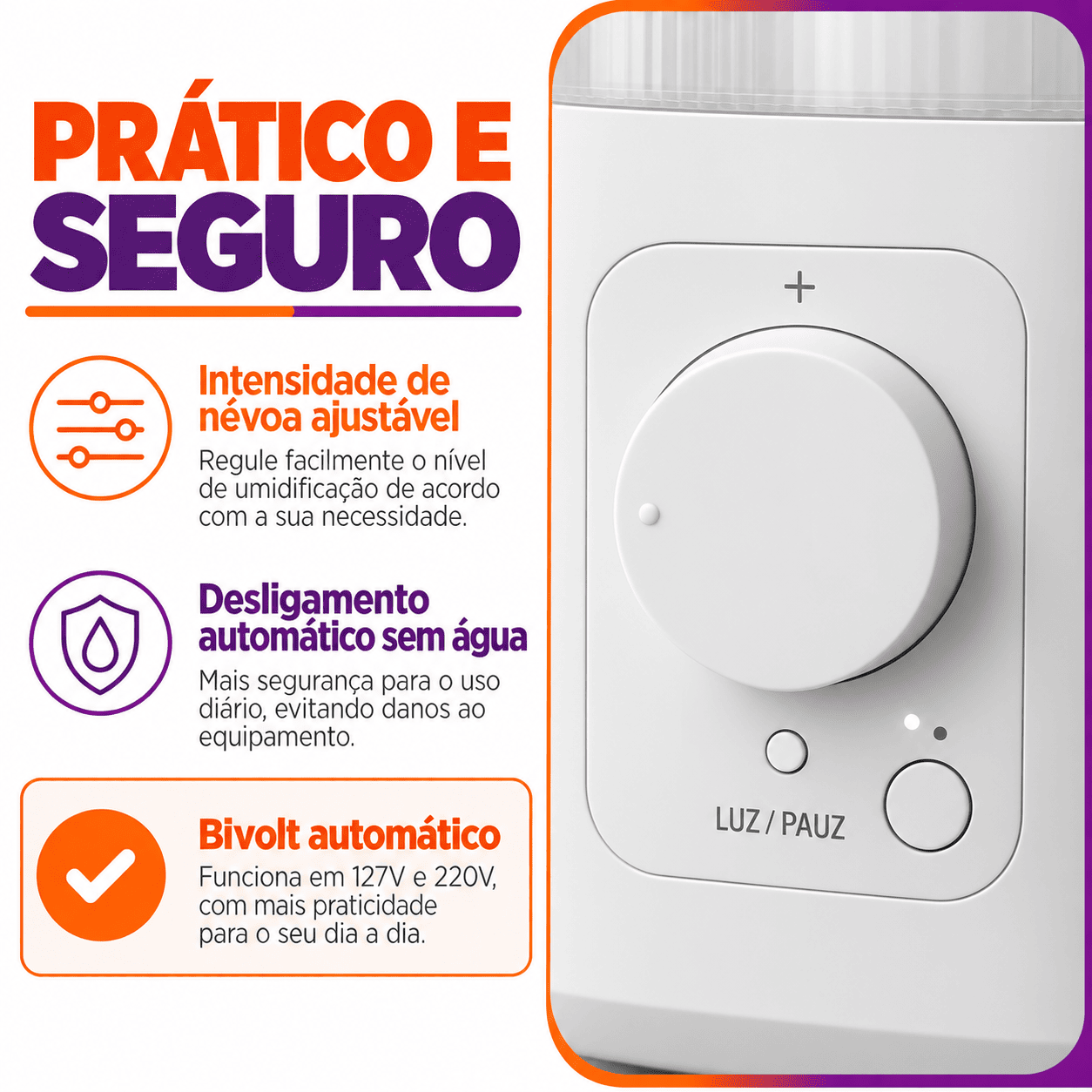 Umidificador Humid Air 4 Litros - OMRON