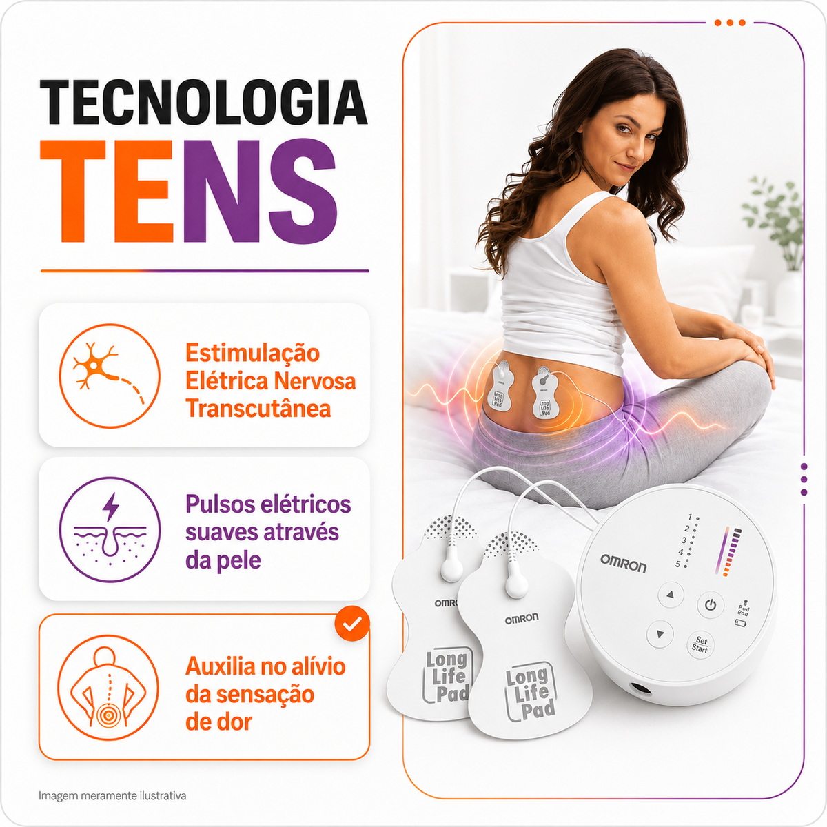 Massageador De Eletroterapia Portátil - OMRON