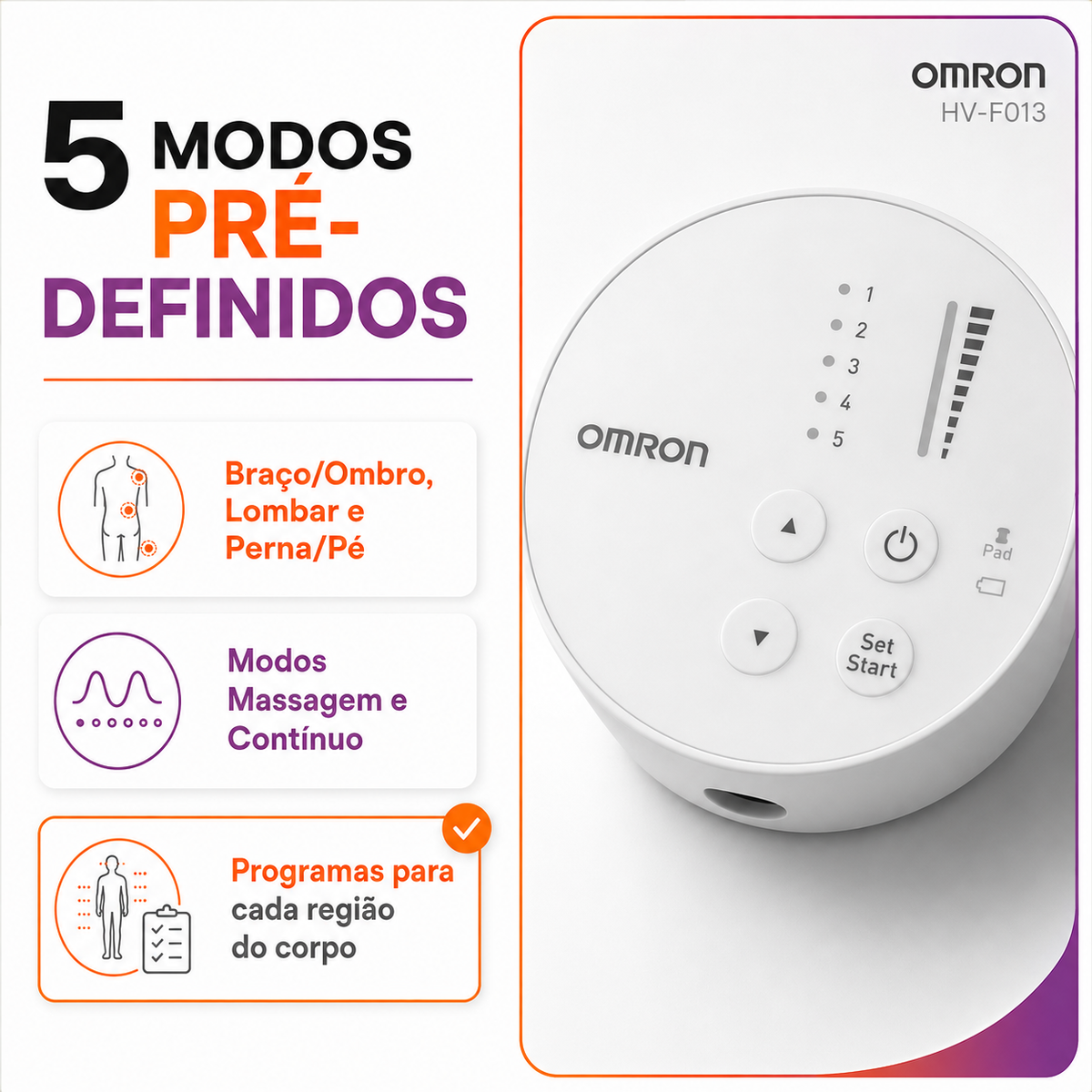 Massageador De Eletroterapia Portátil - OMRON