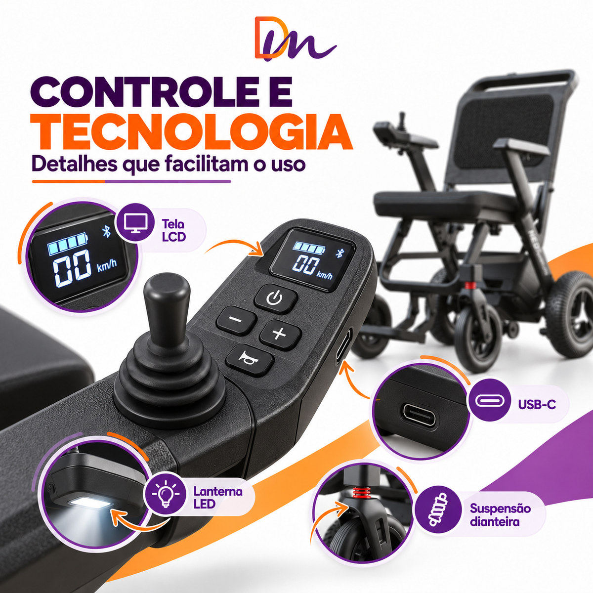 Cadeira De Rodas Motorizada Neo - Power Lite