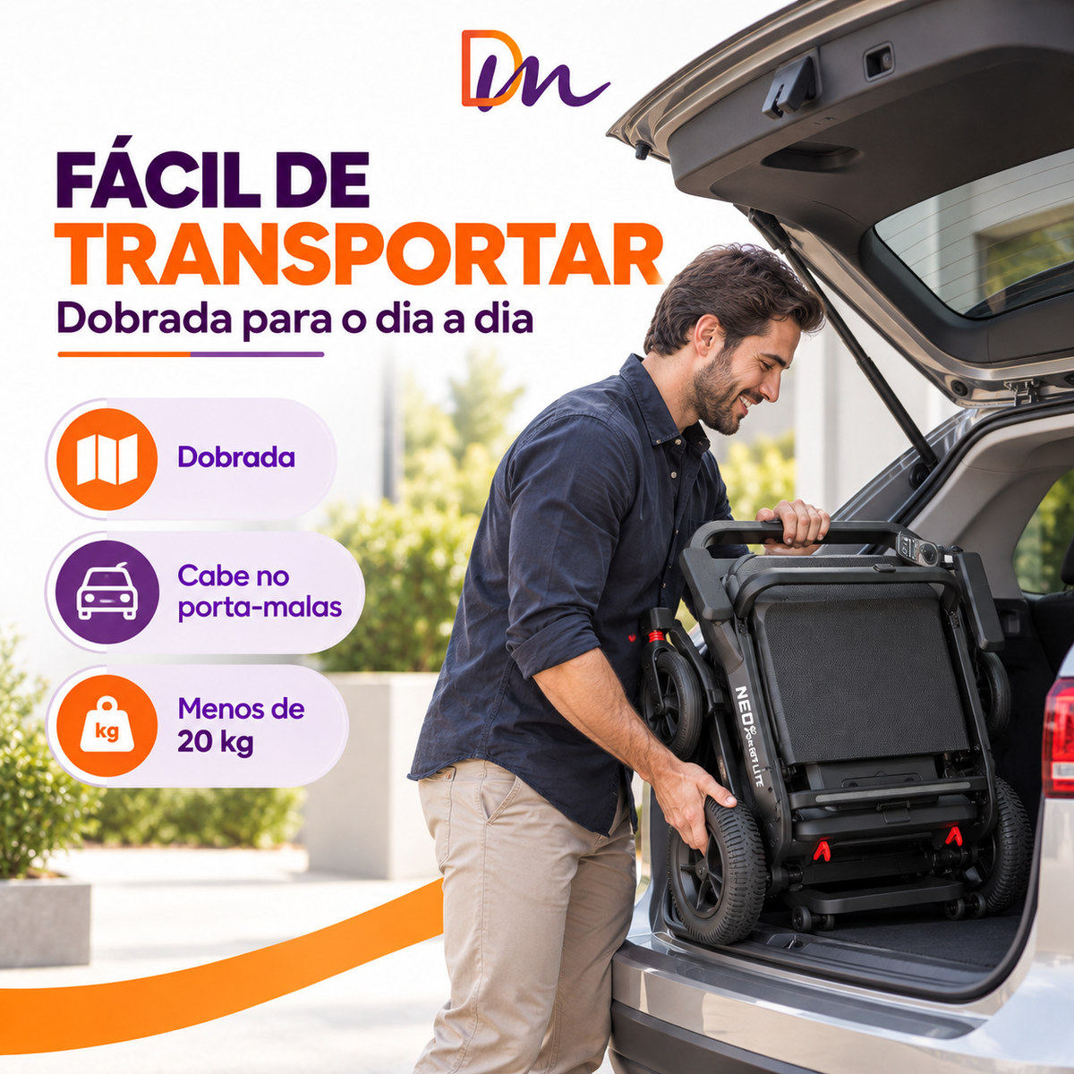 Cadeira De Rodas Motorizada Neo - Power Lite