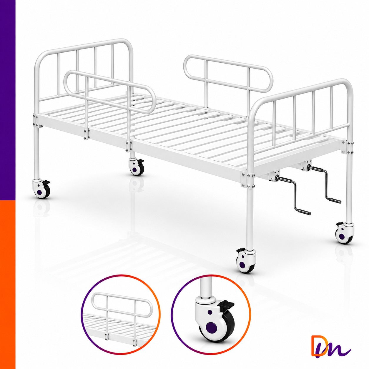 Cama Hospitalar 2 Movimentos DX - Dellamed - Outlet