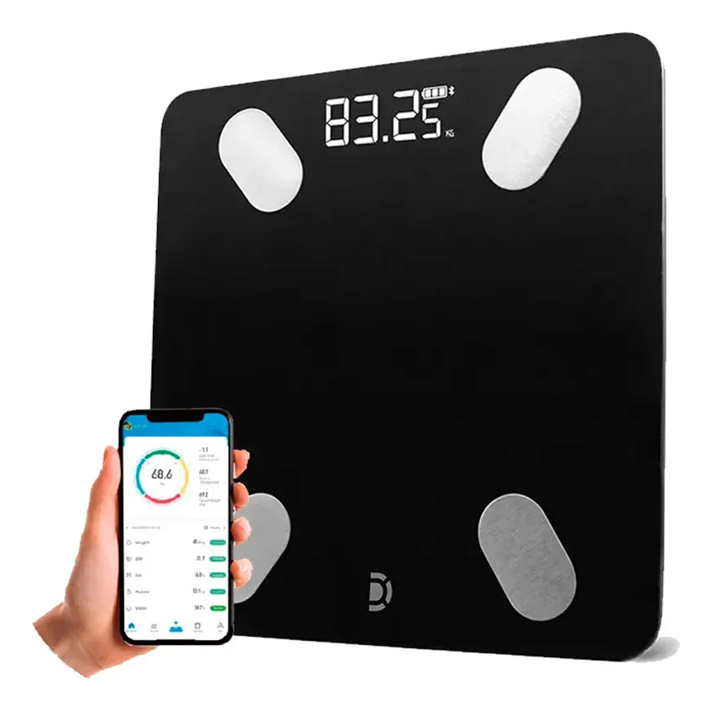 Balança Digital De Bioimpedancia Bluetooth Até  180 Kg - Dellamed - (BR)