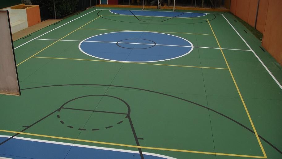 REFORMAS QUADRAS ESPORTIVAS, PINTURA PISOS ESPORTIVOS, ALAMBRADOS PARA QUADRAS.