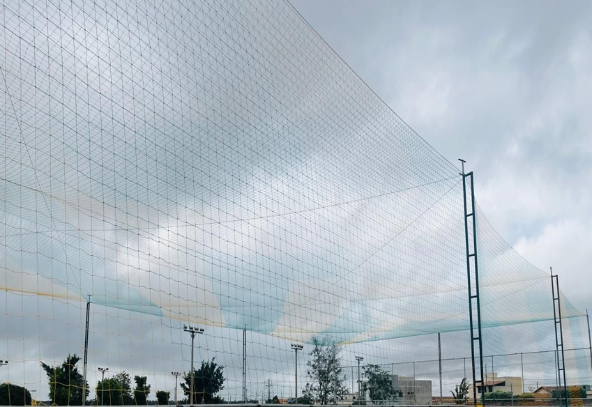 Rede de Proteção quadras e campos de futebol Fio 4(Duas Cores)