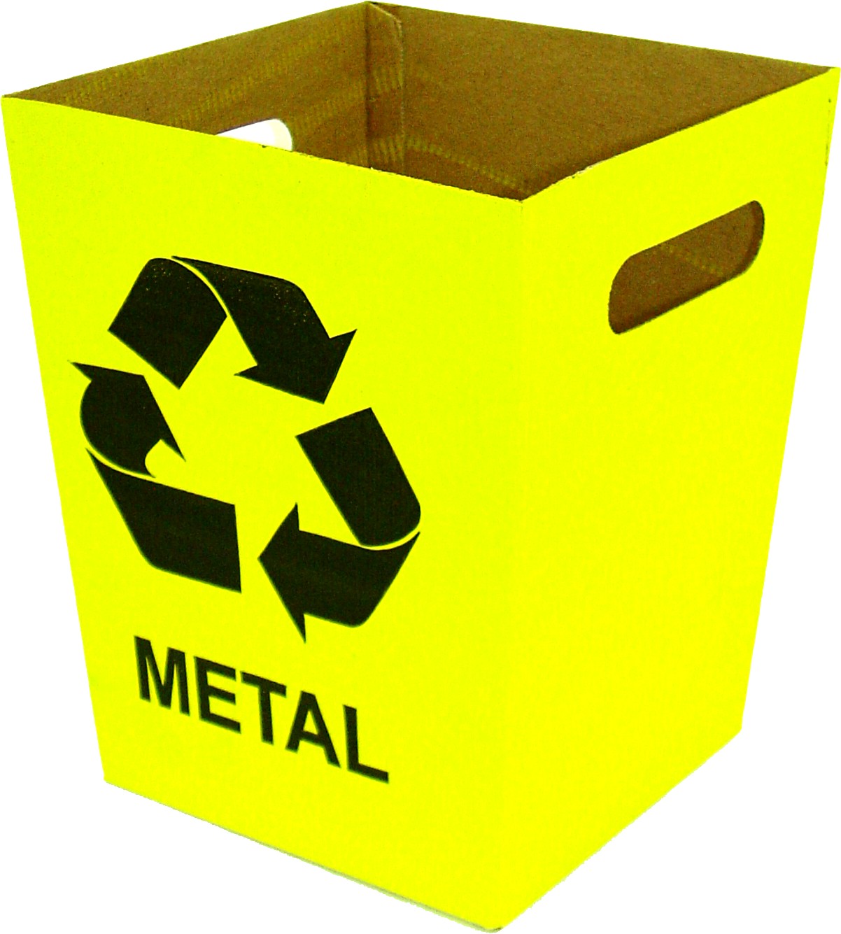 KIT DE 4 CESTOS DE LIXO APPS MIX (PAPELÃO) P/ RECICLÁVEIS