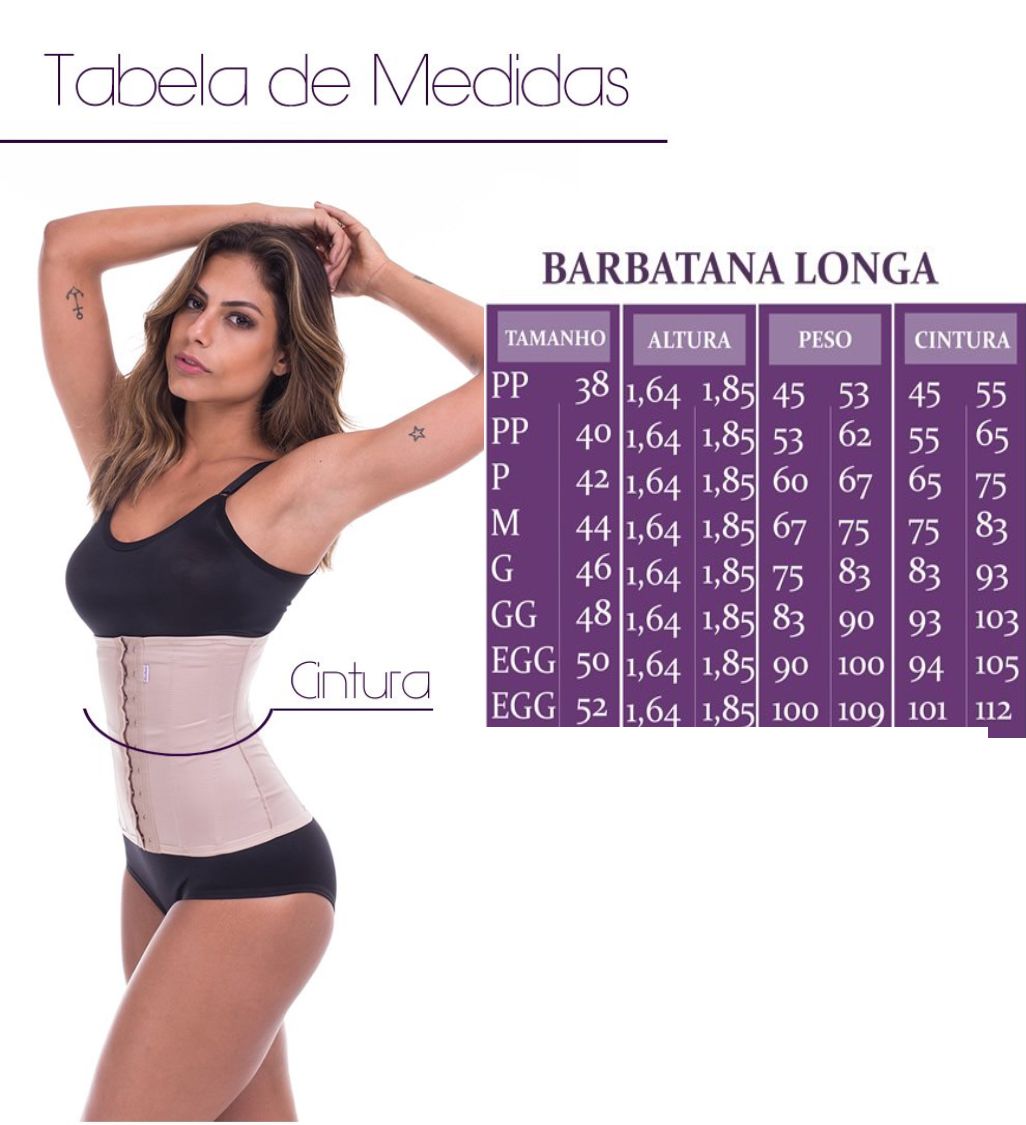 Corselet Modelador Nude Alta Compressão 8 Barbatanas Biobela 1646