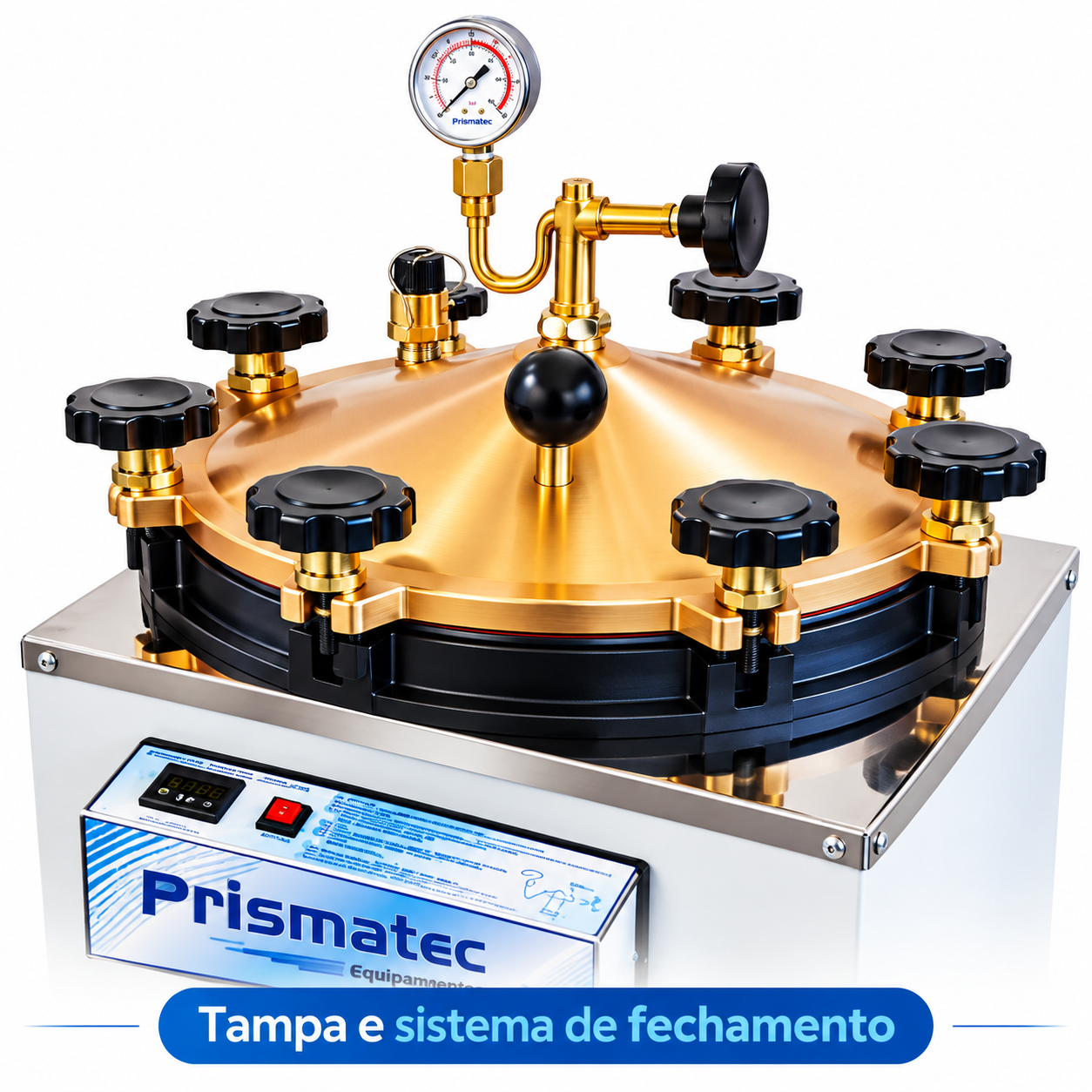 Pedal para elevação da tampa da autoclave Prismatec CS-A
