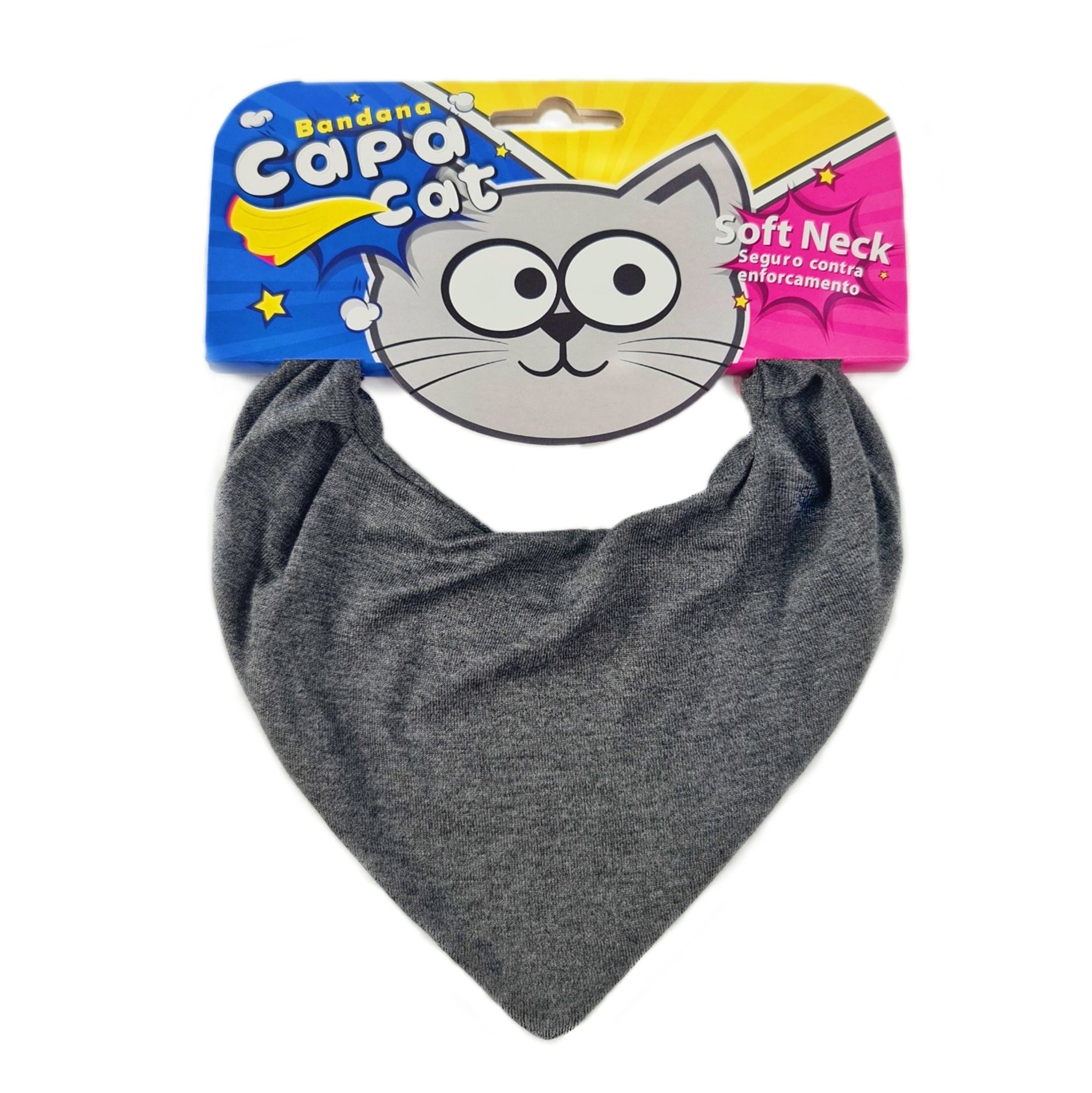 Bandana Capa Cat - Mescla Escura