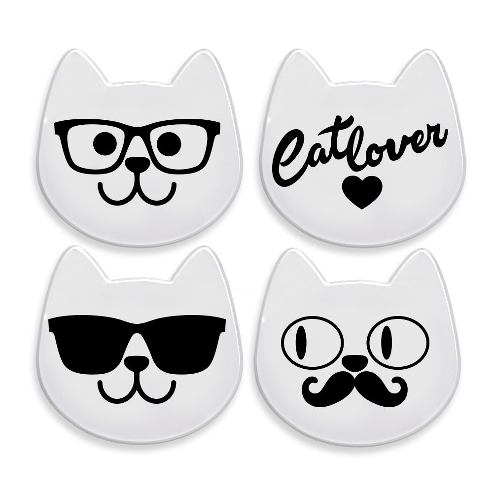 Kit Porta-Copos Gatinhos