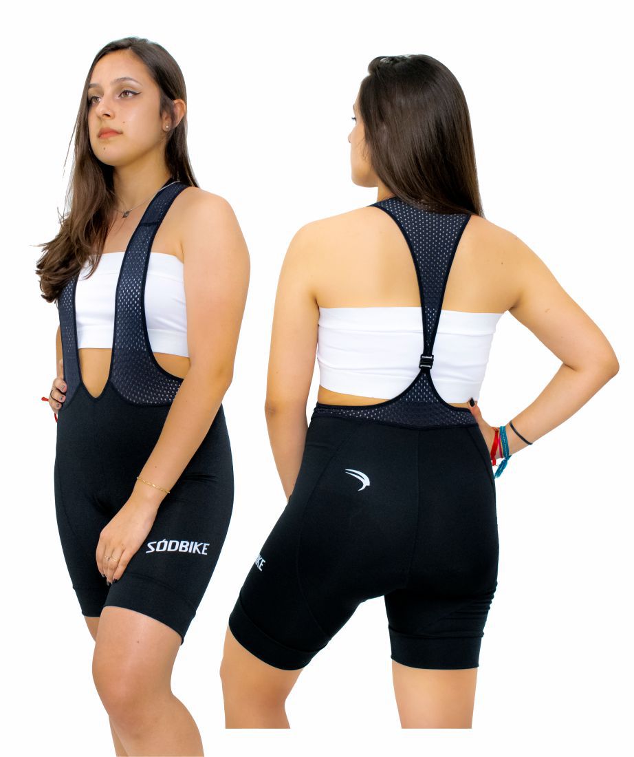 BRETELLE FEMININO CICLISMO ELITE SÓDBIKE, FORRO GEL E ESPUMA MISTO
