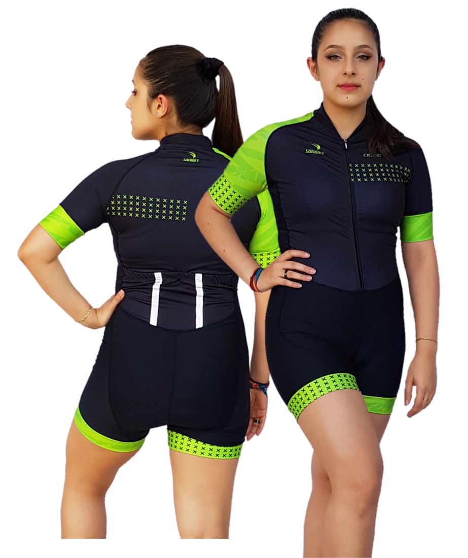 MACAQUINHO CICLISMO FEMININO SÓDBIKE, FORRO GEL E ESPUMA MISTO