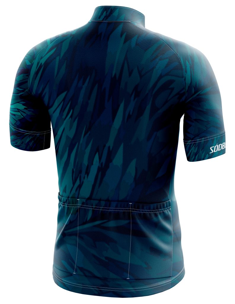 CAMISA CICLISMO MASCULINA SÓDBIKE, PROTEÇÃO SOLAR 20, ZIPER FULL, URSO