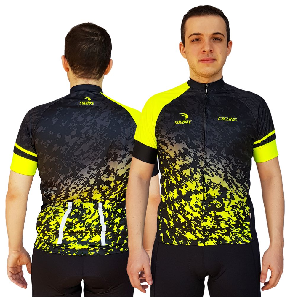 CAMISA CICLISMO MASCULINA SÓDBIKE, PROTEÇÃO SOLAR 20, ZIPER FULL