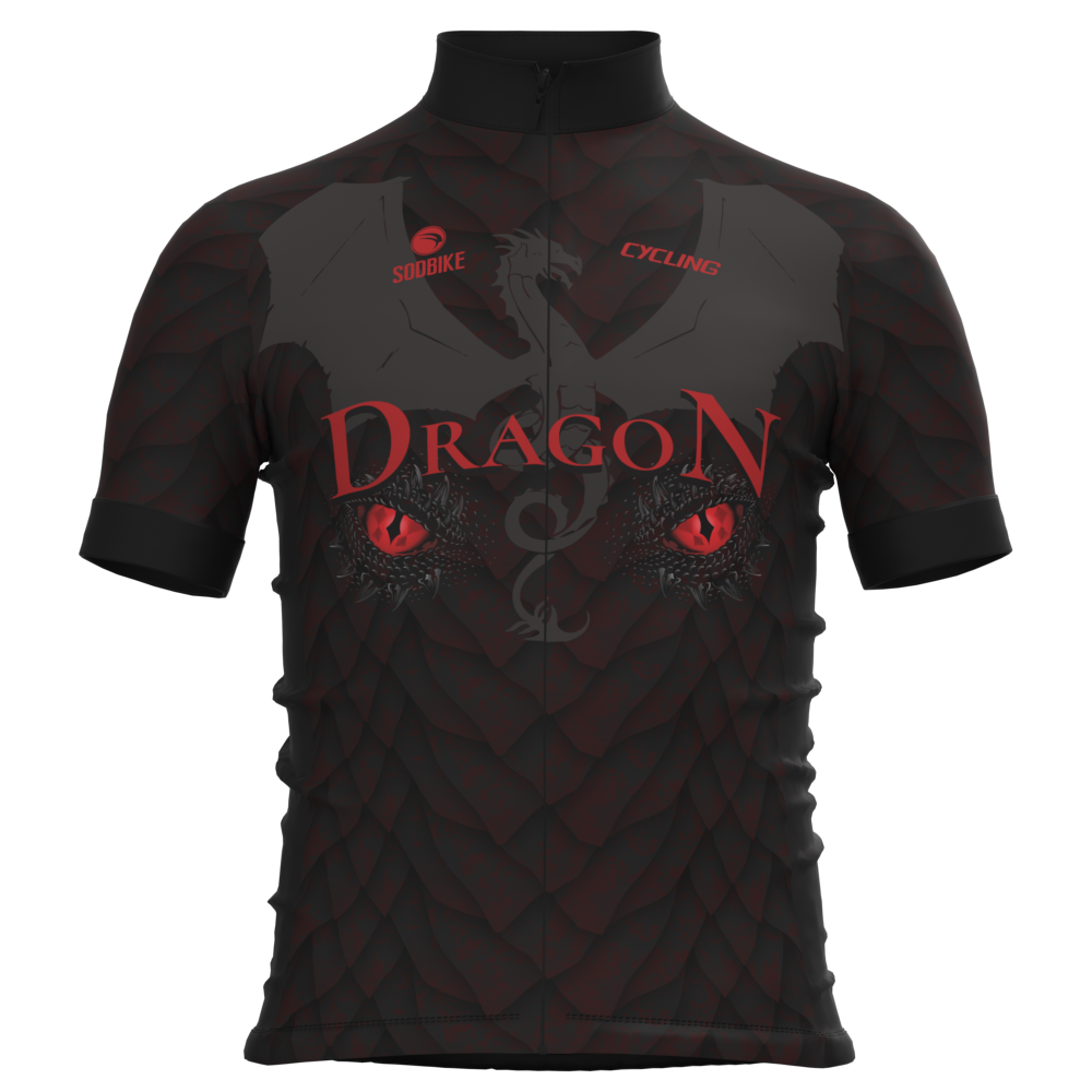CAMISA CICLISMO INFANTIL SÓDBIKE, PROTEÇÃO SOLAR 20, ZIPER FULL, DRAGON