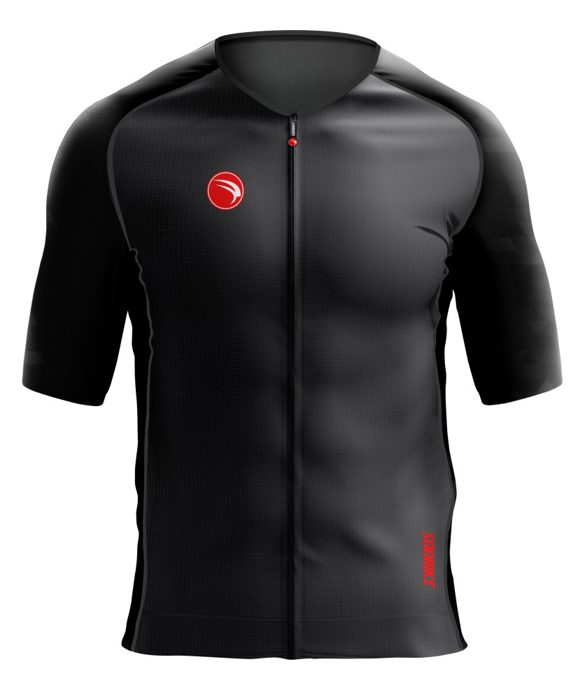 CAMISA CICLISMO UNISSEX ELITE SÓDBIKE, PROTEÇÃO SOLAR 50, ZIPER FULL