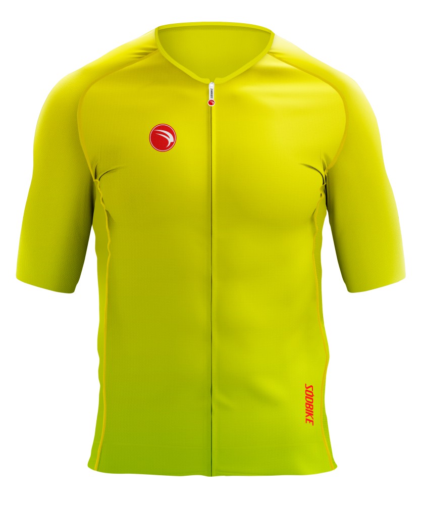 CAMISA CICLISMO UNISSEX PRÓ SÓDBIKE, PROTEÇÃO SOLAR 50, ZIPER FULL