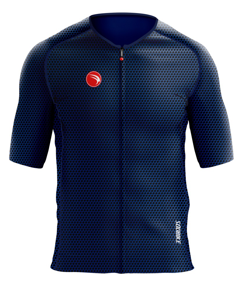 CAMISA CICLISMO UNISSEX PRÓ SÓDBIKE, PROTEÇÃO SOLAR 50, ZIPER FULL