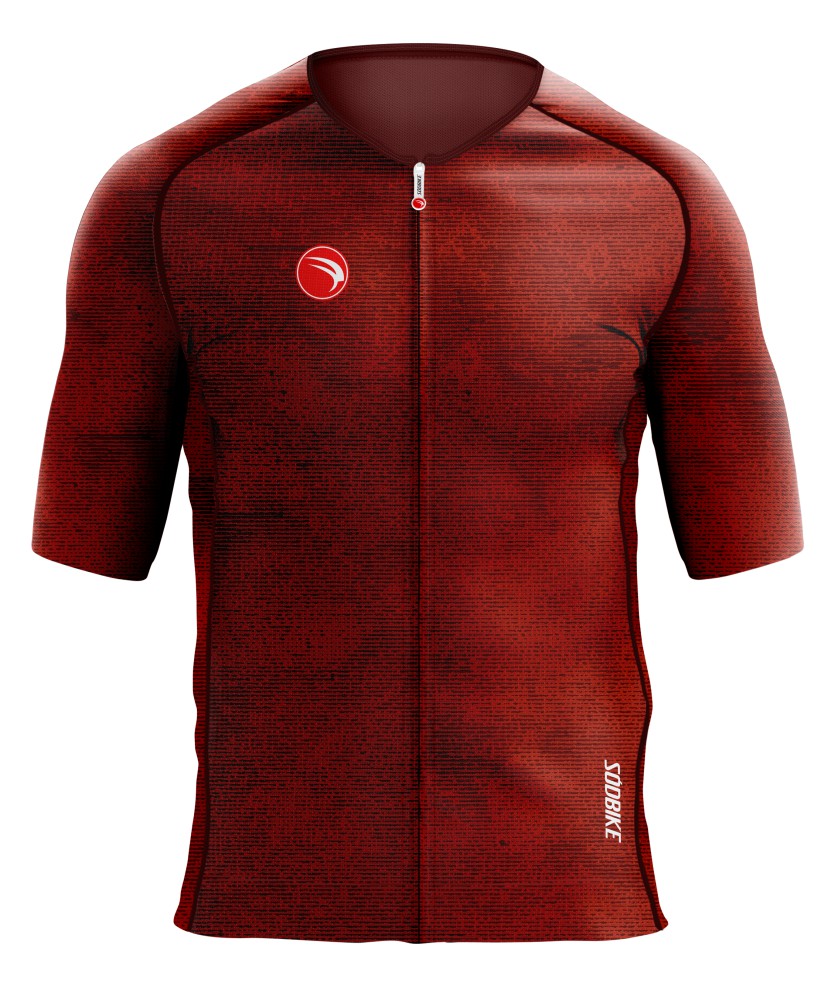 CAMISA CICLISMO UNISSEX PREMIUM SÓDBIKE, PROTEÇÃO SOLAR 50, ZIPER FULL