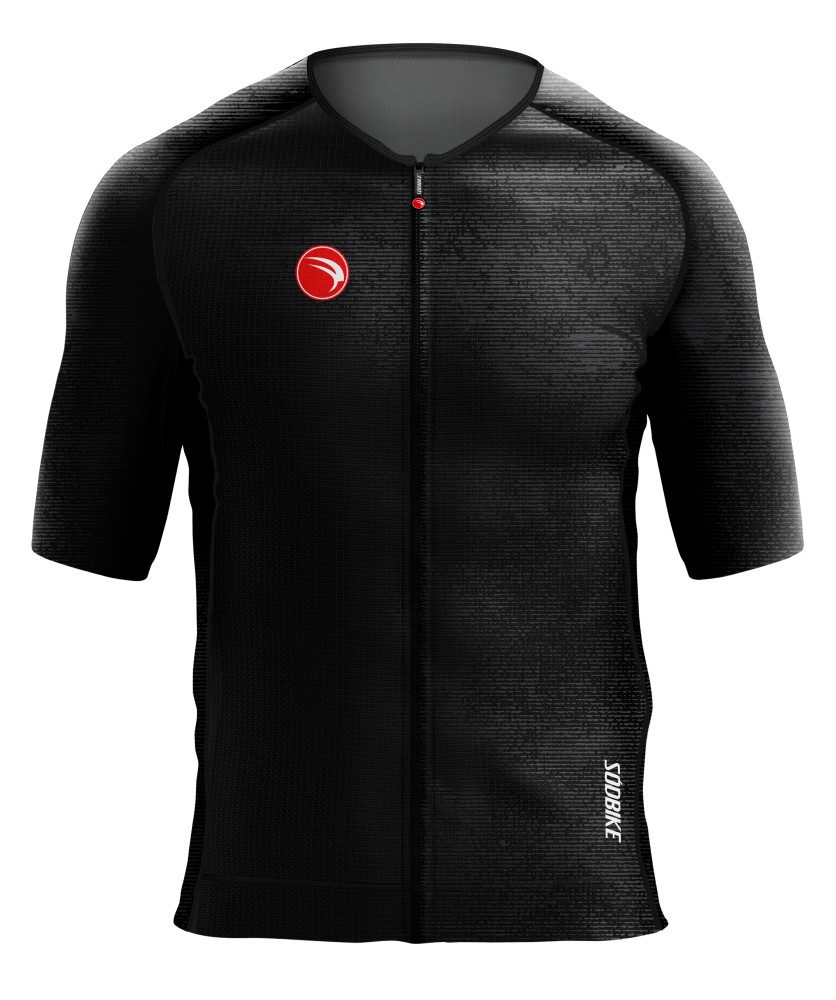 CAMISA CICLISMO UNISSEX PREMIUM SÓDBIKE, PROTEÇÃO SOLAR 50, ZIPER FULL