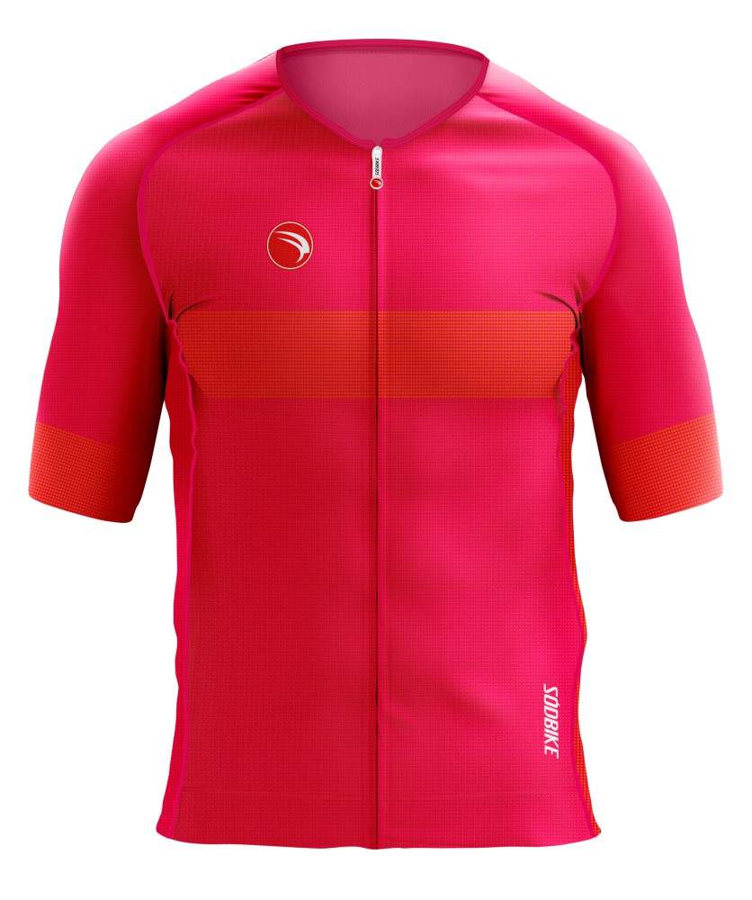 CAMISA CICLISMO UNISSEX PREMIUM SÓDBIKE, PROTEÇÃO SOLAR 50, ZIPER FULL