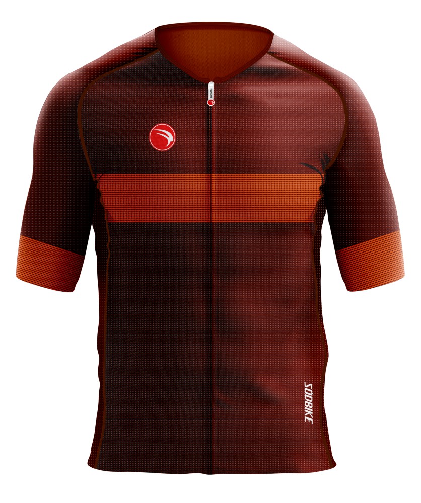 CAMISA CICLISMO UNISSEX PREMIUM SÓDBIKE, PROTEÇÃO SOLAR 50, ZIPER FULL