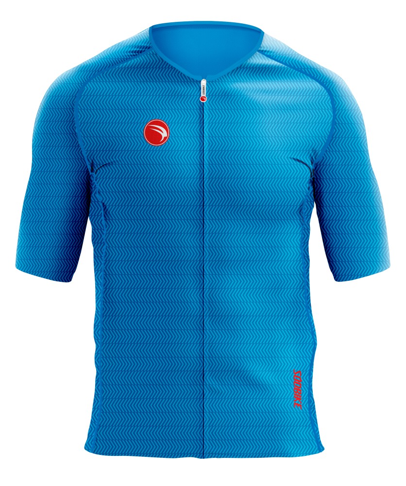 CAMISA CICLISMO UNISSEX PREMIUM SÓDBIKE, PROTEÇÃO SOLAR 50, ZIPER FULL