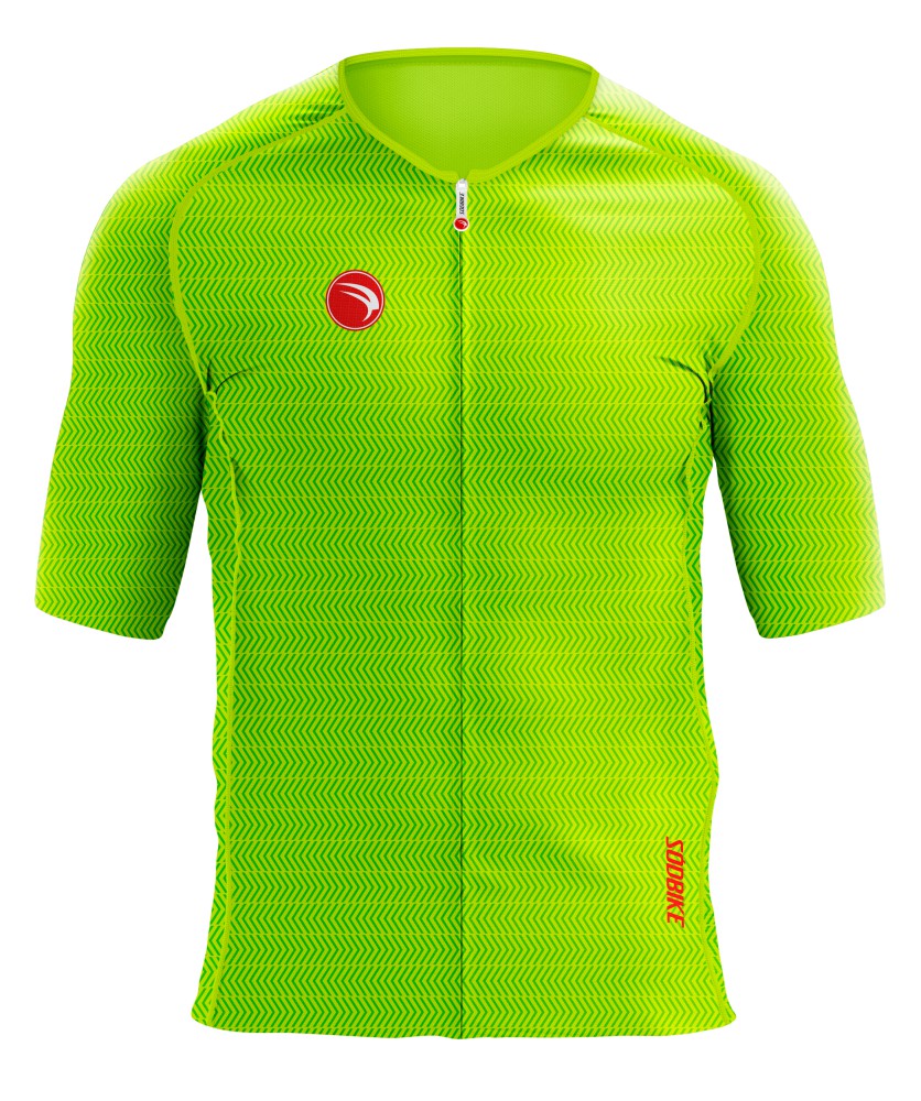 CAMISA CICLISMO UNISSEX PREMIUM SÓDBIKE, PROTEÇÃO SOLAR 50, ZIPER FULL