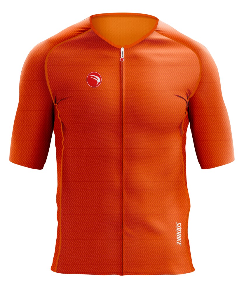 CAMISA CICLISMO UNISSEX PREMIUM SÓDBIKE, PROTEÇÃO SOLAR 50, ZIPER FULL
