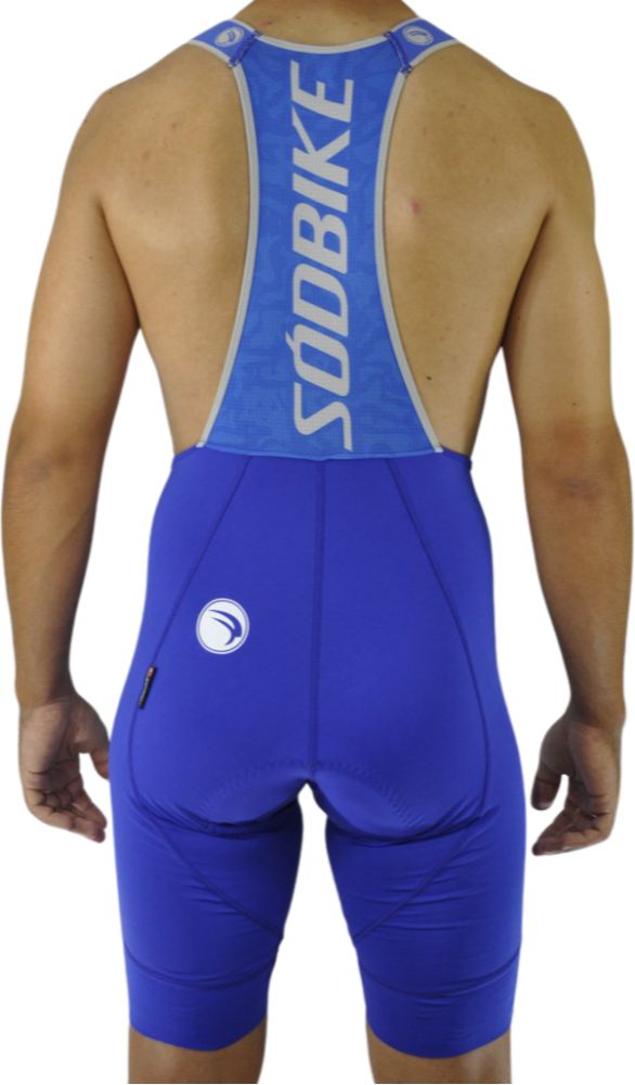 BRETELLE MASCULINO CICLISMO PREMIUM SÓDBIKE, FORRO GEL E ESPUMA MISTO