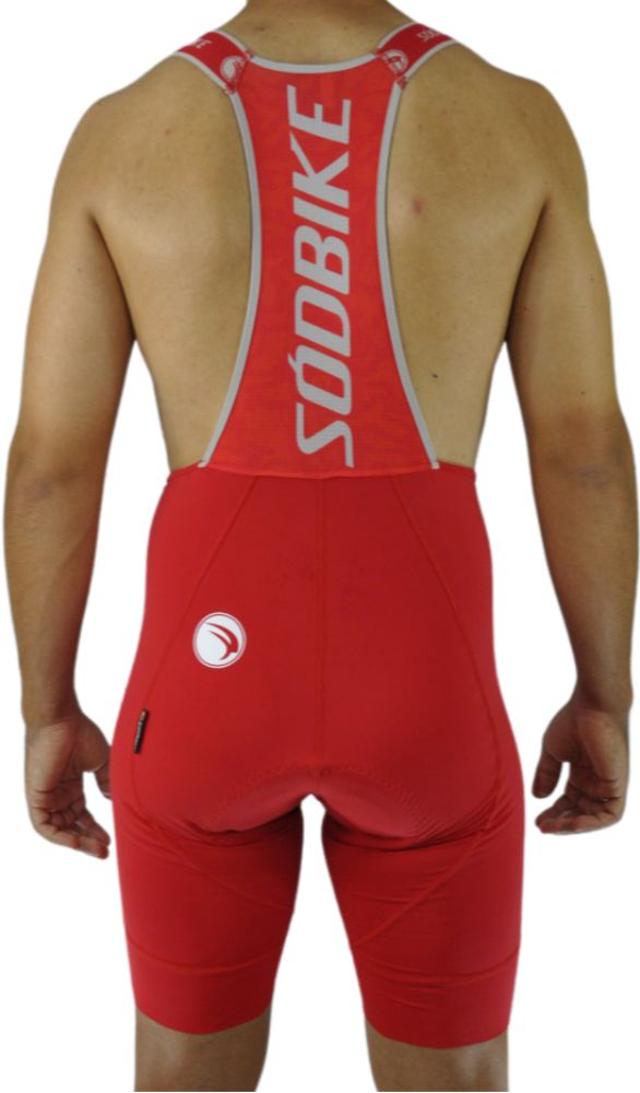 BRETELLE MASCULINO CICLISMO PREMIUM SÓDBIKE, FORRO GEL E ESPUMA MISTO