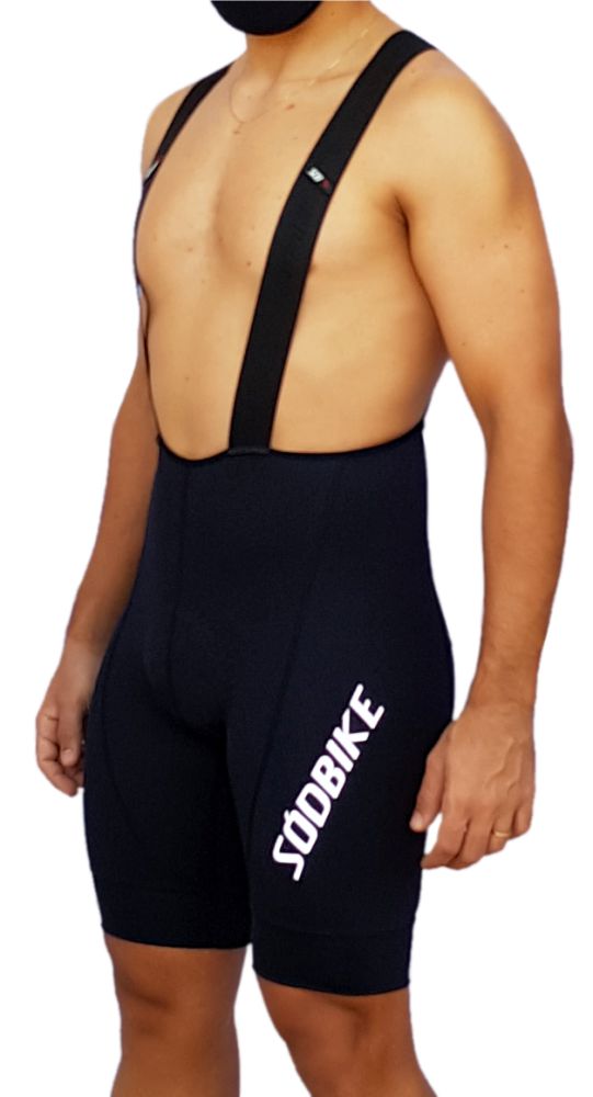 BRETELLE MASCULINO CICLISMO ELITE SÓDBIKE, FORRO GEL E ESPUMA MISTO