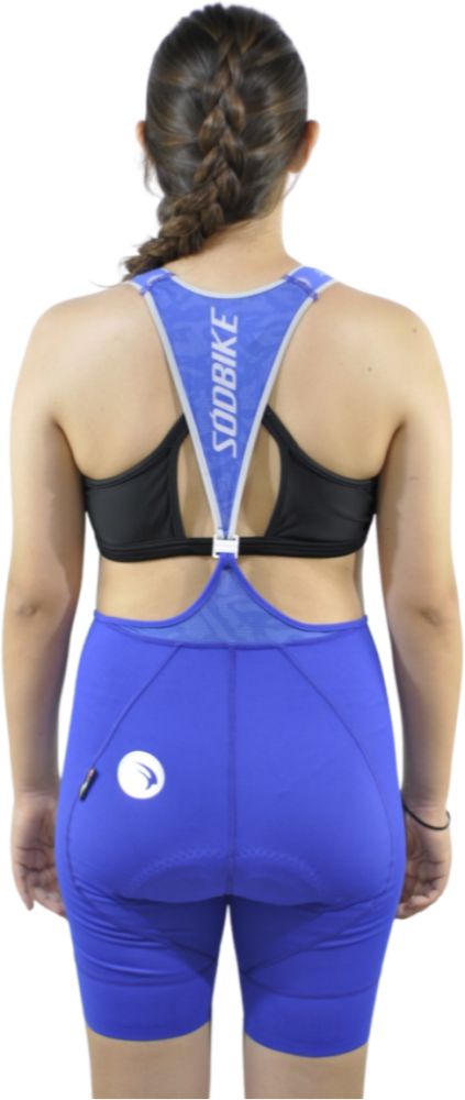 BRETELLE FEMININO CICLISMO PREMIUM SÓDBIKE, FORRO GEL E ESPUMA MISTO