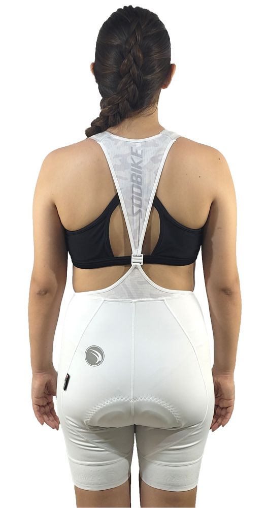BRETELLE FEMININO CICLISMO PREMIUM SÓDBIKE, FORRO GEL E ESPUMA MISTO