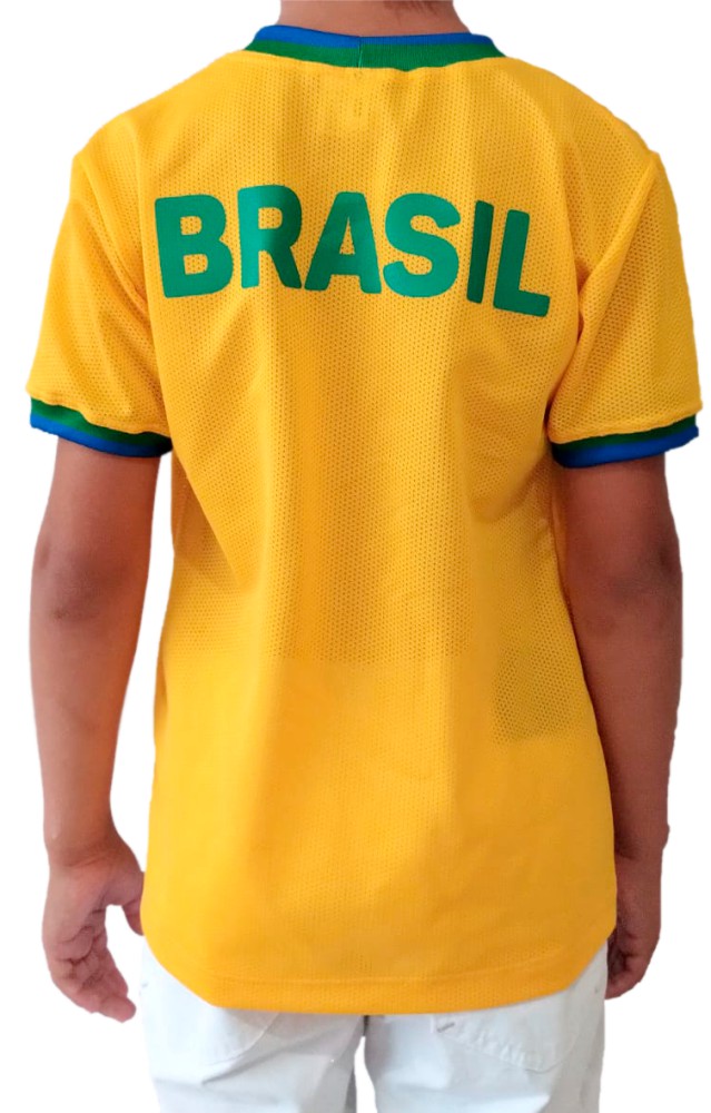 CAMISETA INFANTIL BRASIL DRY CASUAL