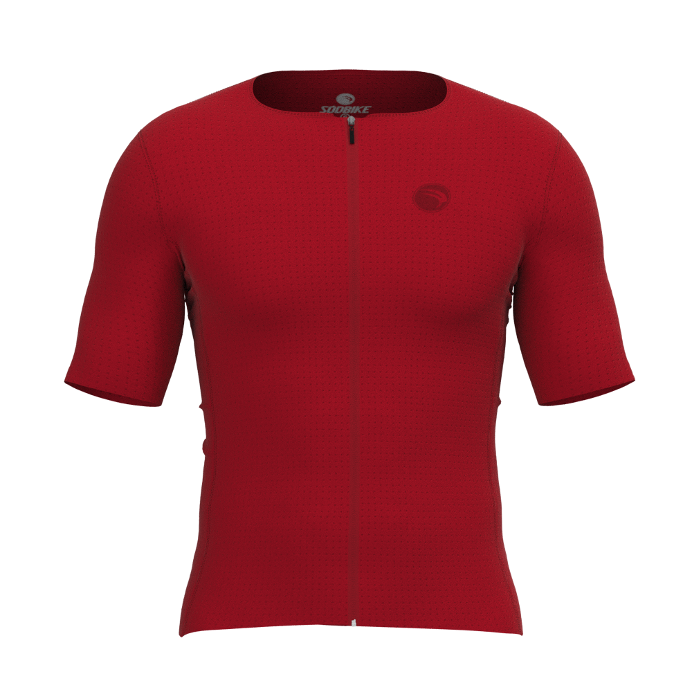 Camisa Ciclismo Confort Aero Rubi