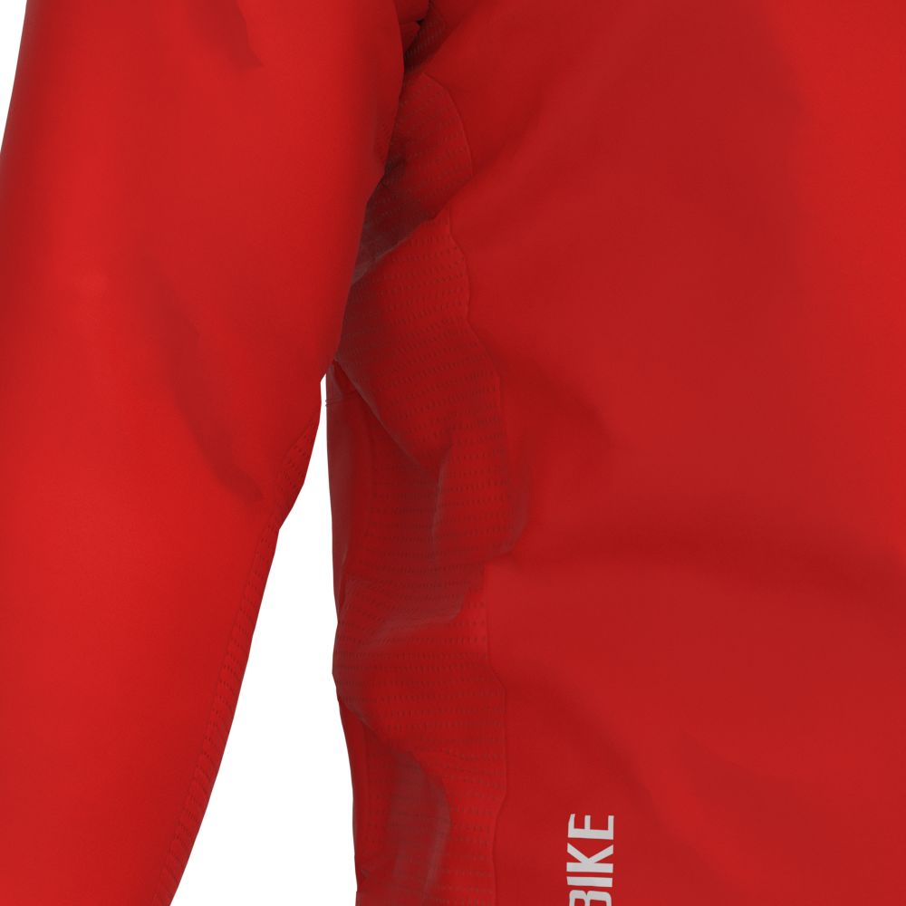 CORTA VENTO CICLISMO FEMININO SÓDBIKE, 3 BOLSOS, ZIPER FULL, VERMELHO