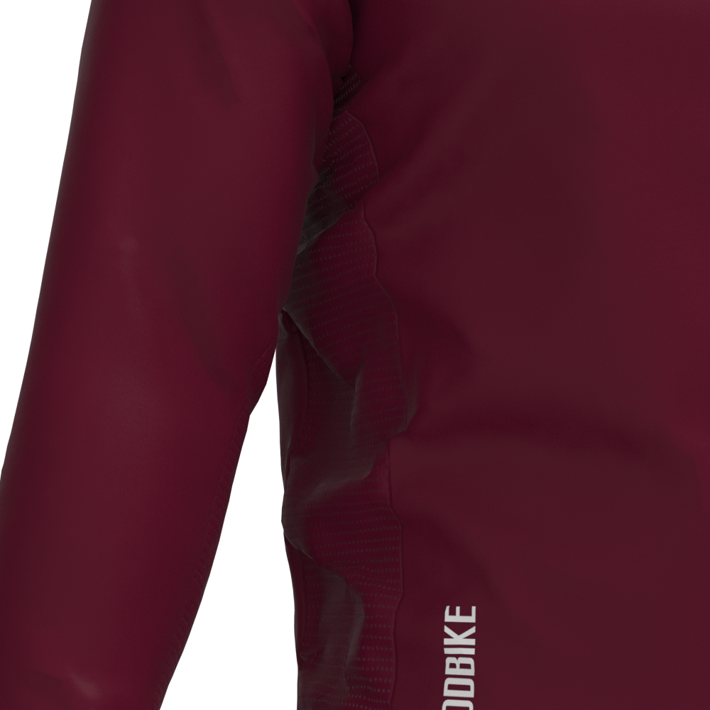 CORTA VENTO CICLISMO FEMININO SÓDBIKE, 3 BOLSOS, ZIPER FULL, MARSALA