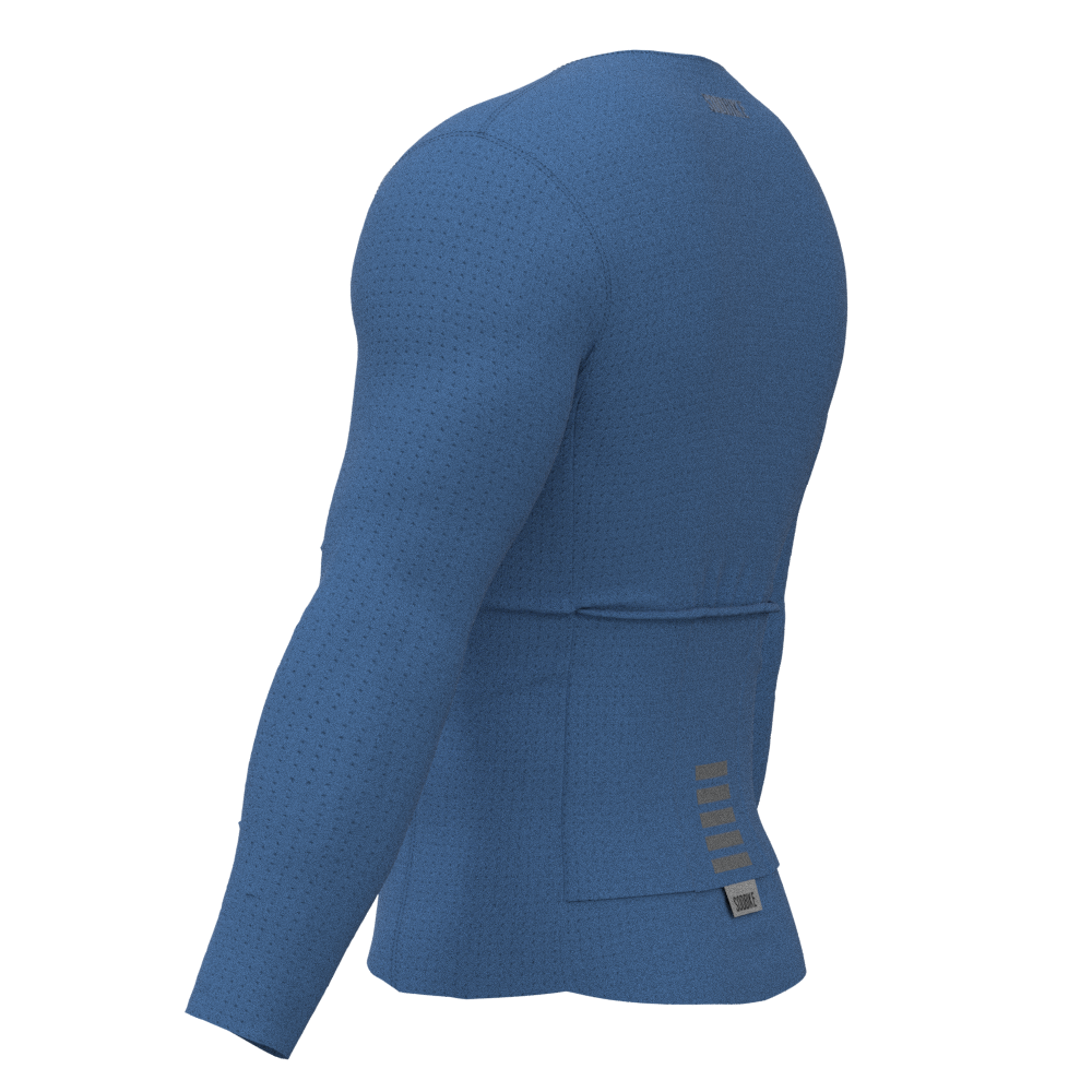 Camisa Ciclismo Confort Aero Marinho Manga Longa