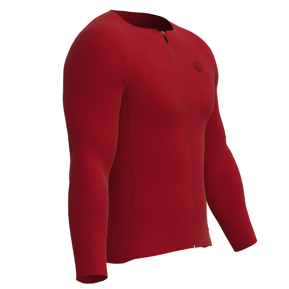 Camisa Ciclismo Confort Aero Rubi Manga Longa