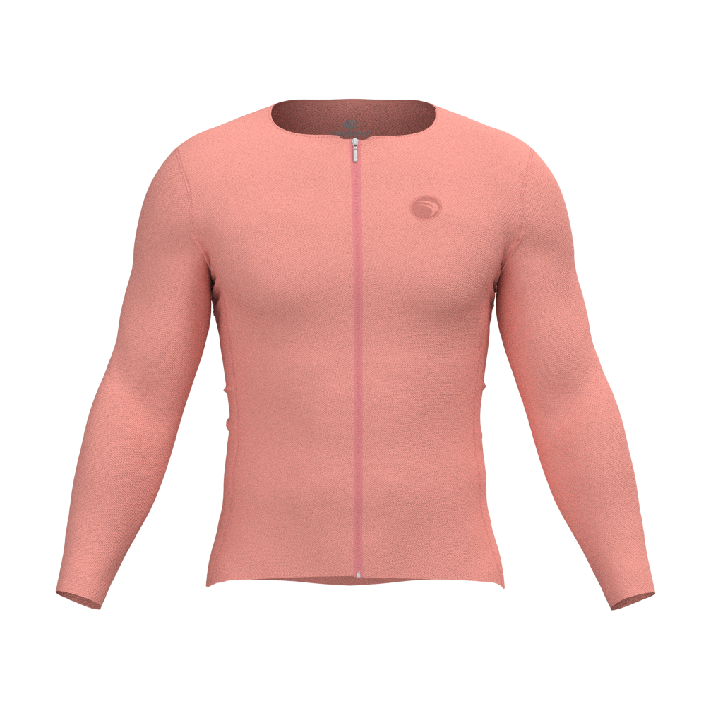 Camisa Ciclismo Confort Classic Coral Manga Longa