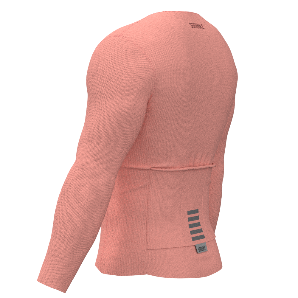 Camisa Ciclismo Confort Classic Coral Manga Longa