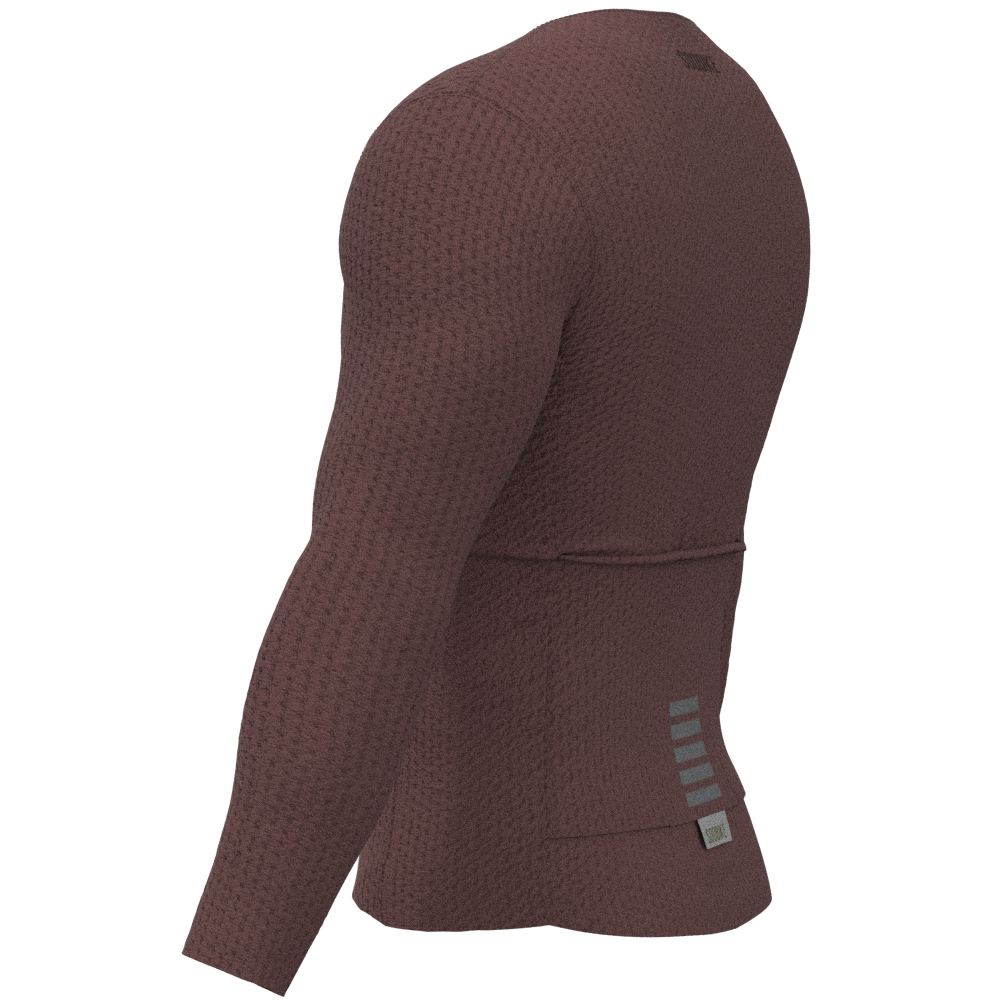 Camisa Ciclismo Confort Plus Marrom Manga Longa