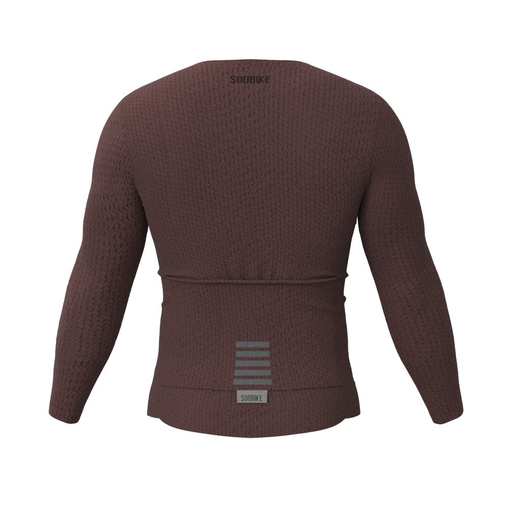 Camisa Ciclismo Confort Plus Marrom Manga Longa