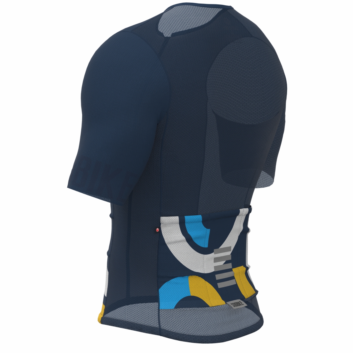 CAMISA CICLISMO UNISSEX EXTREME SÓDBIKE, ZIPER FULL, CORTE LASER, AZUL