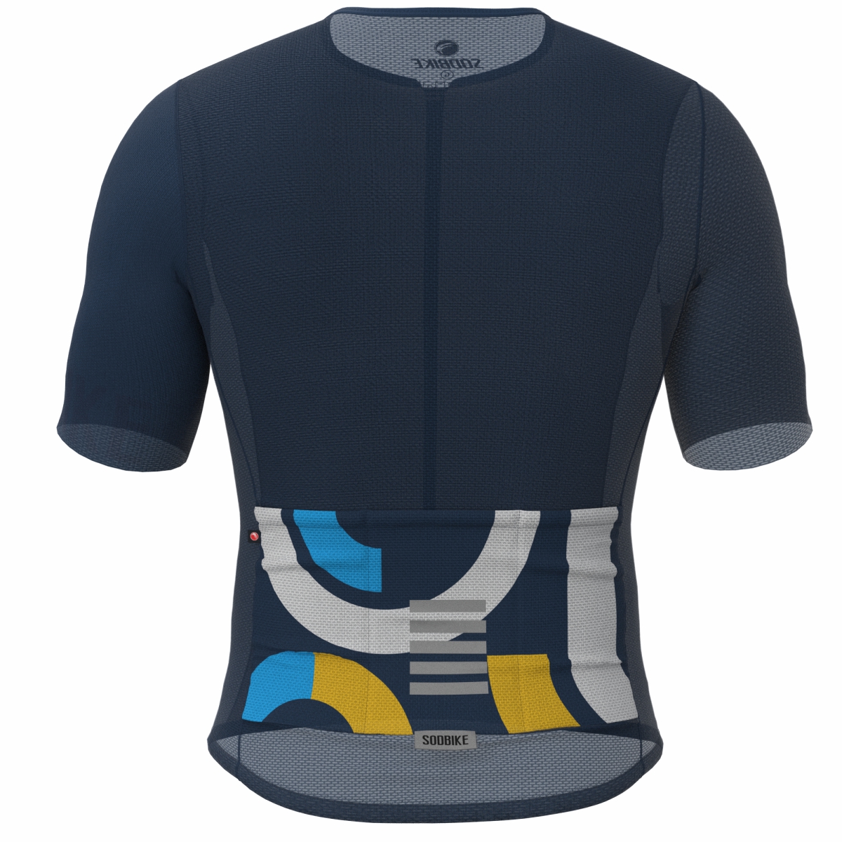 CAMISA CICLISMO UNISSEX EXTREME SÓDBIKE, ZIPER FULL, CORTE LASER, AZUL