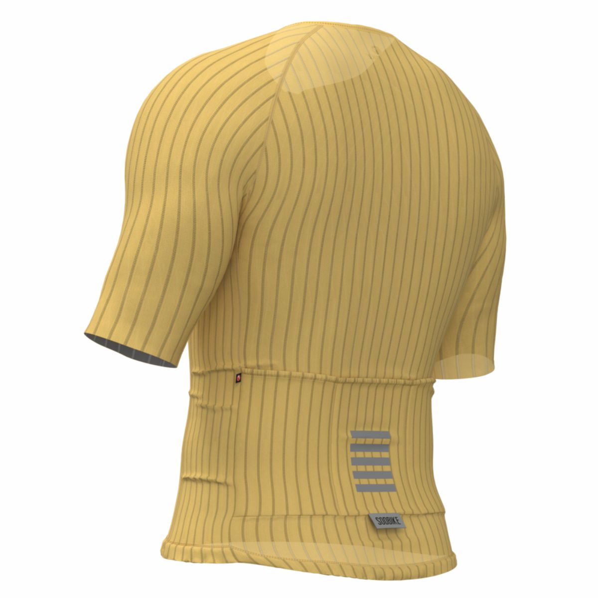 CAMISA CICLISMO UNISSEX MAX SÓDBIKE, ZIPER FULL, CORTE LASER, AMARELO